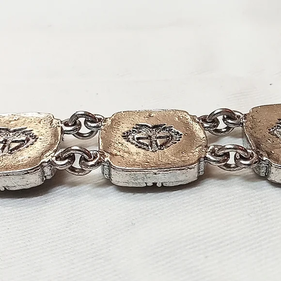 ✴ Virgins Saints & Angels Silver-tone San Benito Toggle Bracelet NEW! - Picture 13 of 16